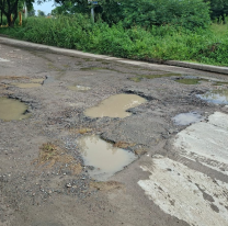 &iquest;Una calle de Jujuy o cr&aacute;teres de la Luna? As&iacute; no se puede vivir