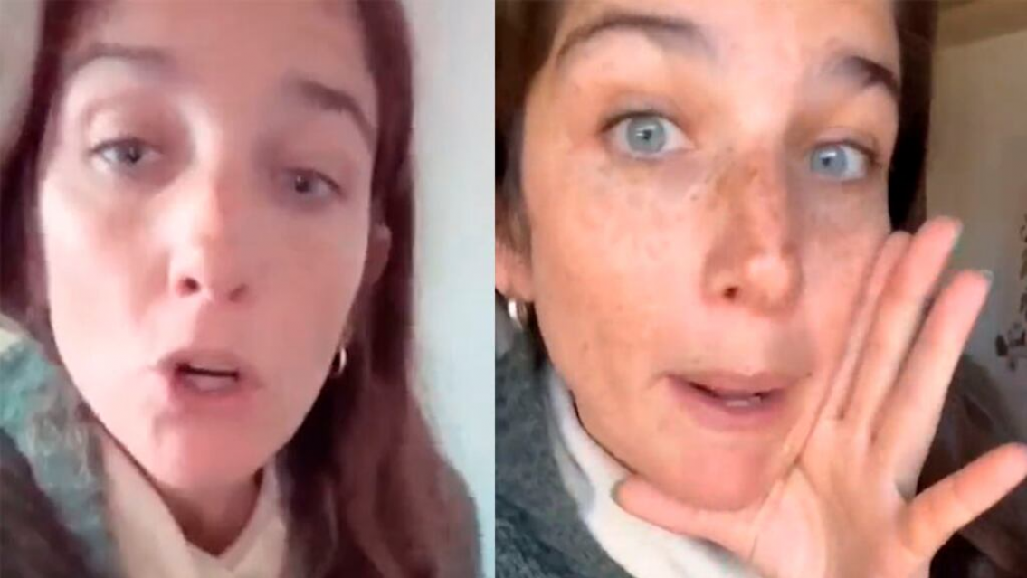 "Es denigrante": a punto de parir, Juana Repetto habló del estudio que se tuvo que hacer