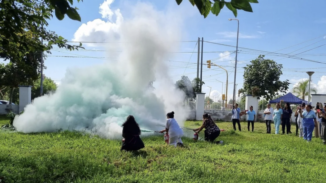 AHORA: simulacro de evacuación el hospital Carlos Snopek