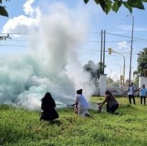 AHORA: simulacro de evacuación el hospital Carlos Snopek