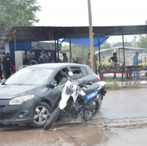 URGENTE: polic&iacute;a choc&oacute; y fue trasladado al hospital Pablo Soria