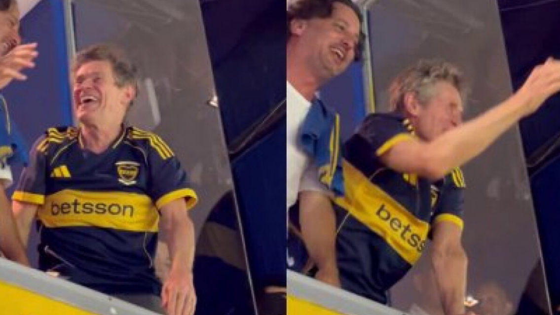 El "Duende Verde" visit� La Bombonera y descontrol� a la hinchada [VIDEOS]