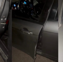 Choc&oacute; un auto con una beb&eacute; y se dio a la fuga en Chijra