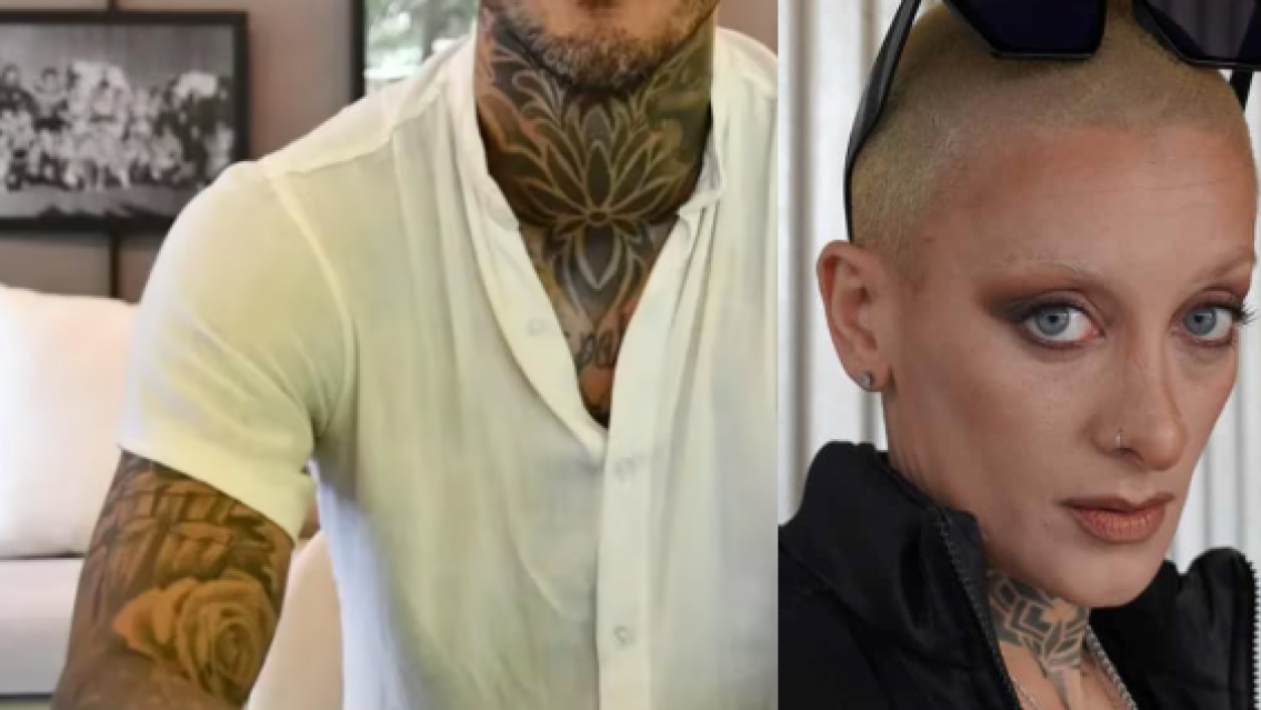 "Todo tatuado", Furia de Gran Hermano present� a su nuevo novio