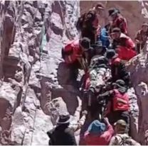 Dramático rescate en Tilcara: salvaron a un hombre mayor herido