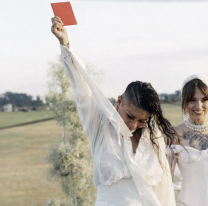 "Hace dos a&ntilde;os nos casamos por civil", rom&aacute;ntico posteo de la hermana de Cazzu