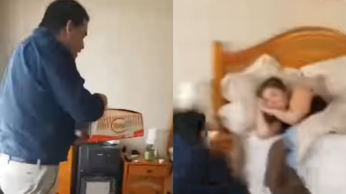 Quiso sorprender a su "jermu" y casi termina en la guardia