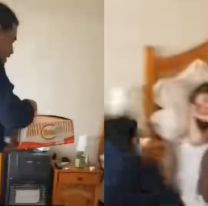 Quiso sorprender a su "jermu" y casi termina en la guardia