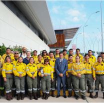 Jujuy envi&oacute; brigadistas para luchar contra los incendios en la patagonia