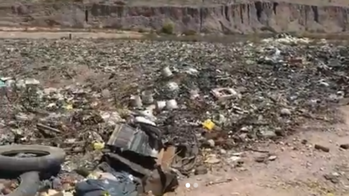 Quebrada de Humahuaca: genera indignación un basural a cielo abierto en Maimará