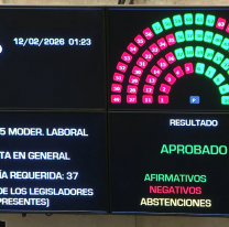 ÚLTIMO MOMENTO: se aprobó en general la Reforma Laboral en el Senado