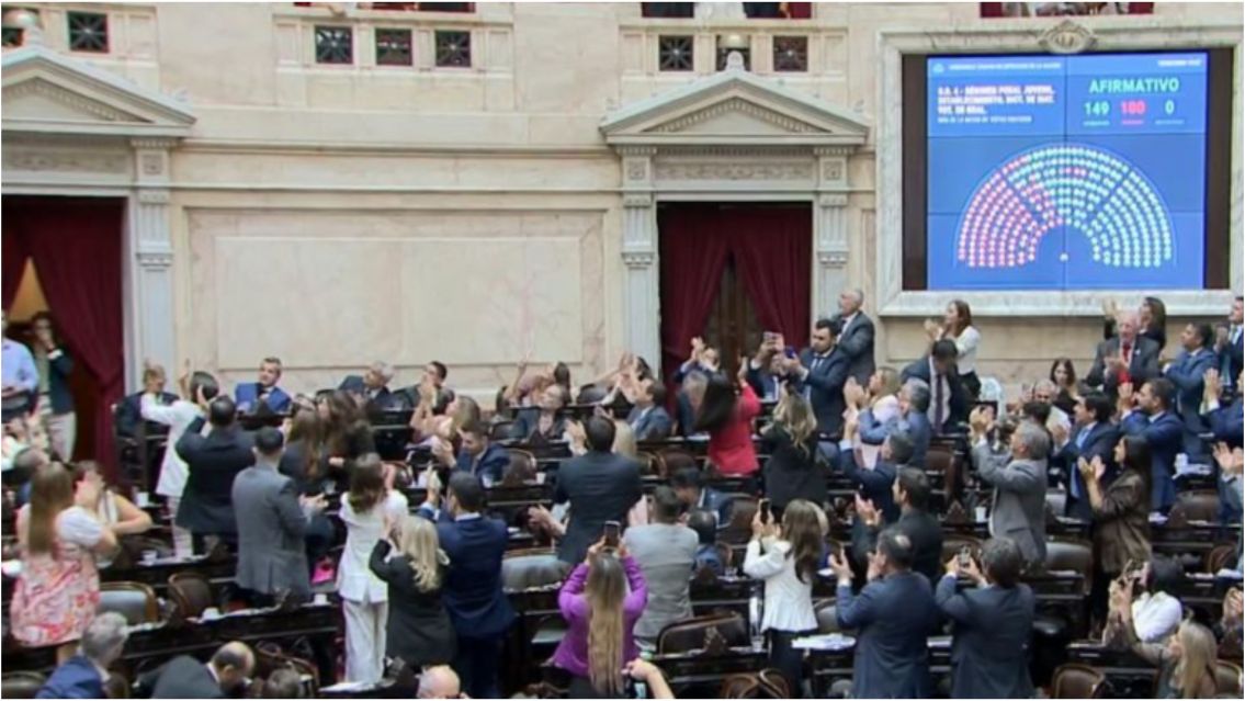 Diputados dieron media sanci�n a la ley de baja de imputabilidad de edad