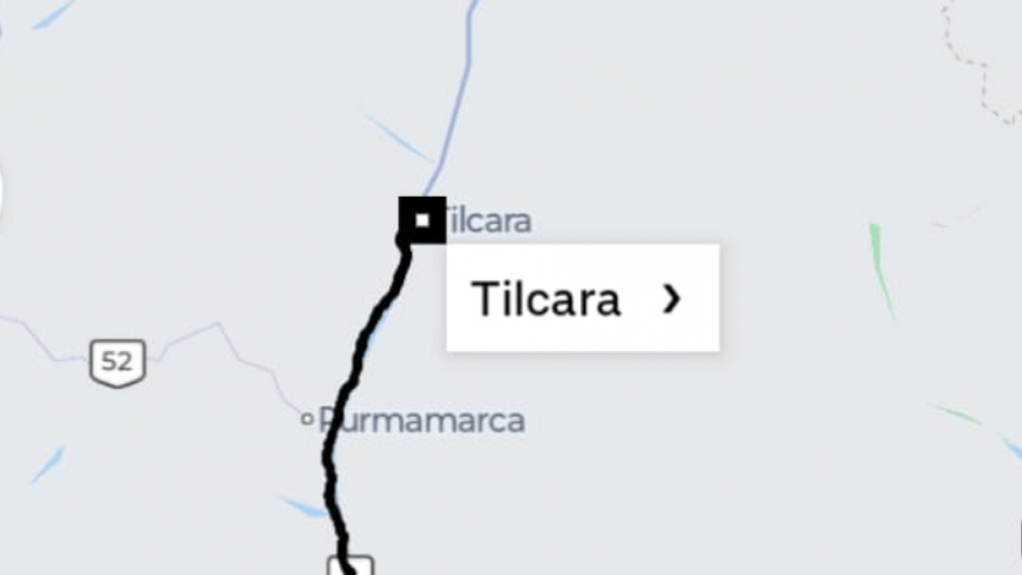 Cuánto cuesta ir en Uber a Tilcara en pleno Carnaval