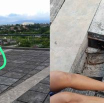 Grave ca&iacute;da en el mirador del parque: una mujer result&oacute; herida mientras llevaba a su beb&eacute; en brazos