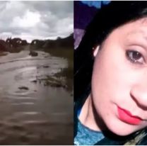 Desesperante temporal: el agua arras&oacute; una casa y buscan a una mujer y su hija
