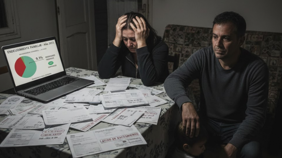 Crisis de bolsillo: una de cada 10 familias ya no puede pagar sus deudas