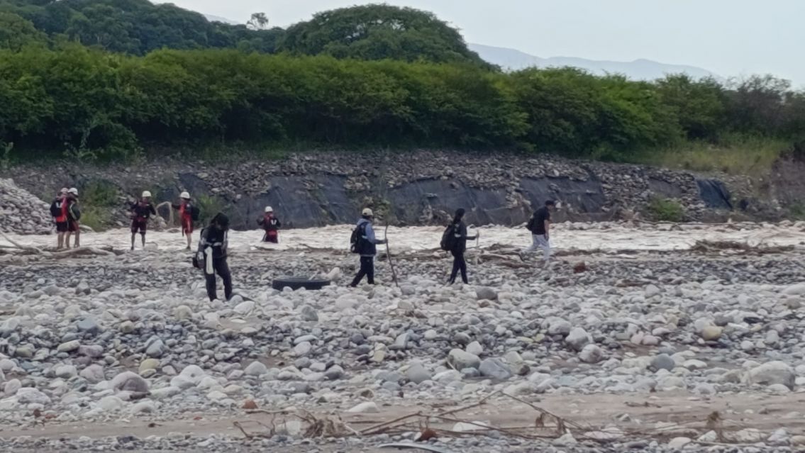 Desaparecido en Jujuy: intensa b�squeda de un hombre de 45 a�os en el r�o Grande