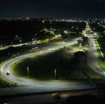 Nuevo acceso iluminado en Perico: habilitaron 1.500 metros sobre Ruta 66