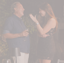 Así fueron vistos Guillermo Francella y la viuda de Jorge Lanata