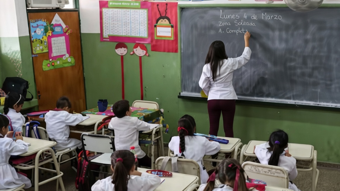 URGENTE: quiénes adhieren al paro docente de mañana lunes 6 de abril