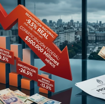 Fuerte ca&iacute;da de la recaudaci&oacute;n: provincias recibieron $500 mil millones menos en febrero