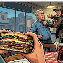 Terror en una sandwicher&iacute;a del centro juje&ntilde;o: lo atacaron mientras cenaba un lomito
