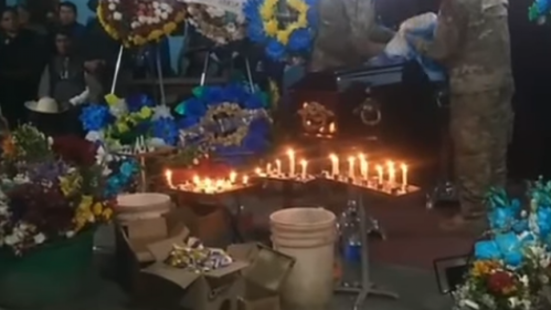 Desastre en el velorio del soldado asesinado en Abra Pampa