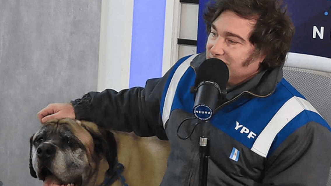 Muri� uno de los perros de Milei y hay duelo en la Quinta de Olivos