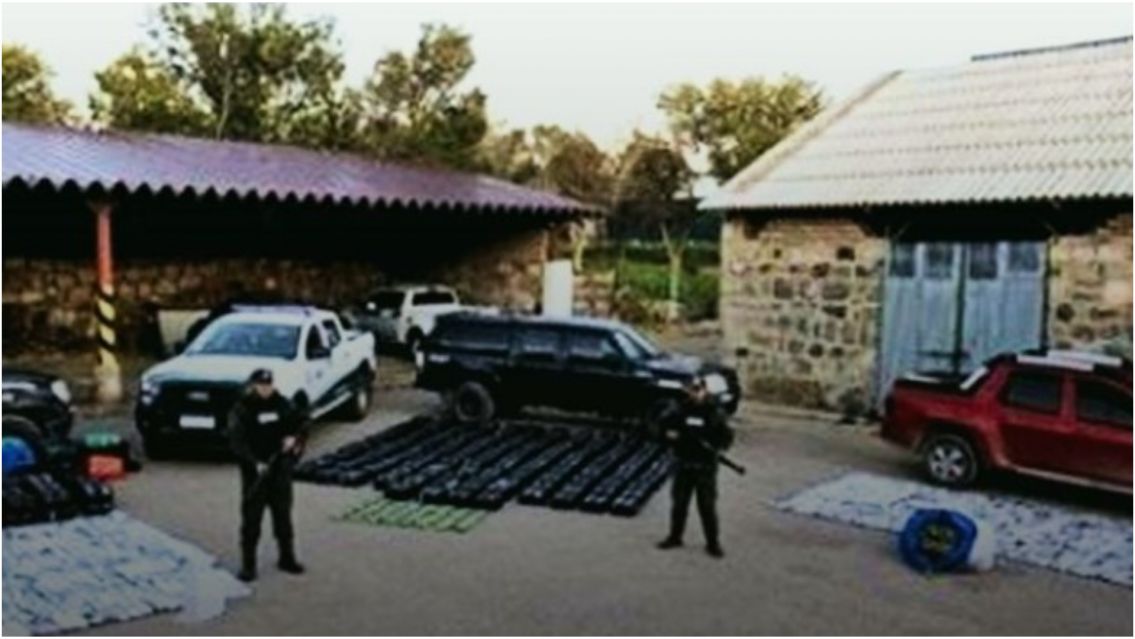 Megasecuestro en la frontera: incautaron casi dos toneladas de hojas de coca