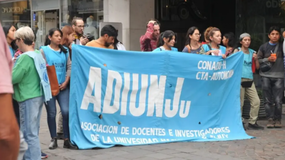 Adiunju confirmó un paro de cinco días y se complica el inicio de clases en la UNJu