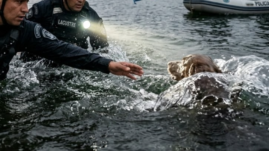 Alerta en Los Alisos: polic�as se convirtieron en h�roes