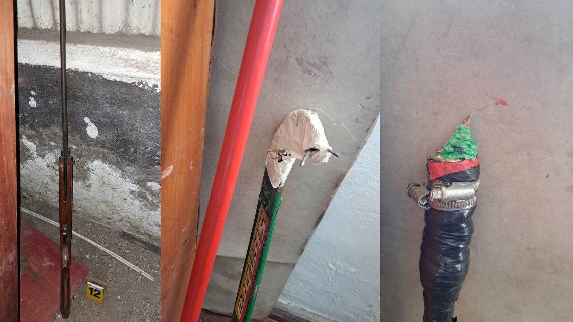 Hallaron un explosivo y armas en galpones de la Tupac Katari en Jujuy