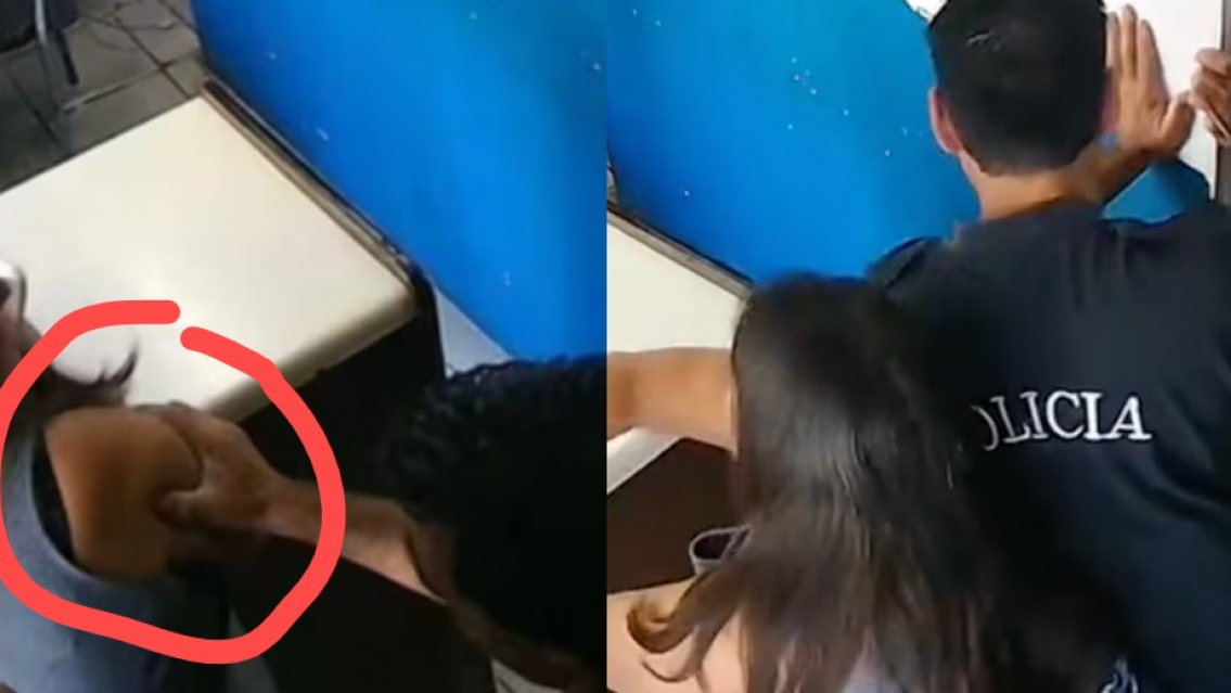 Mujer fue a hacer una denuncia y un policía la agredió, ¿qué pasó?