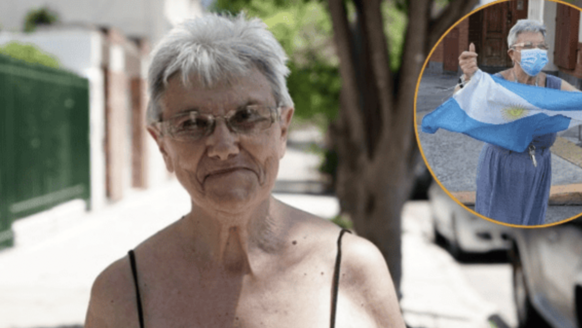 Conmoci�n por la muerte de la "Abuela la la la la la" del mundial pasado