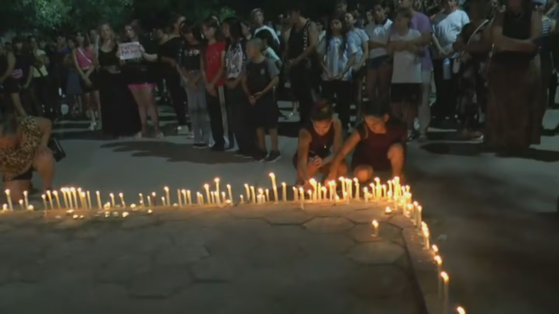 �ltimo adi�s al menor asesinado en la escuela de Santa Fe