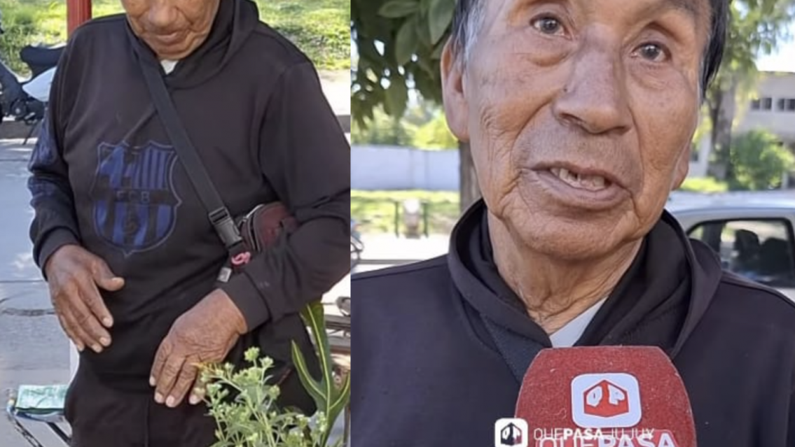 "Necesito y me hace falta": jubilado jujeño vende plantines porque "No le alcanza"