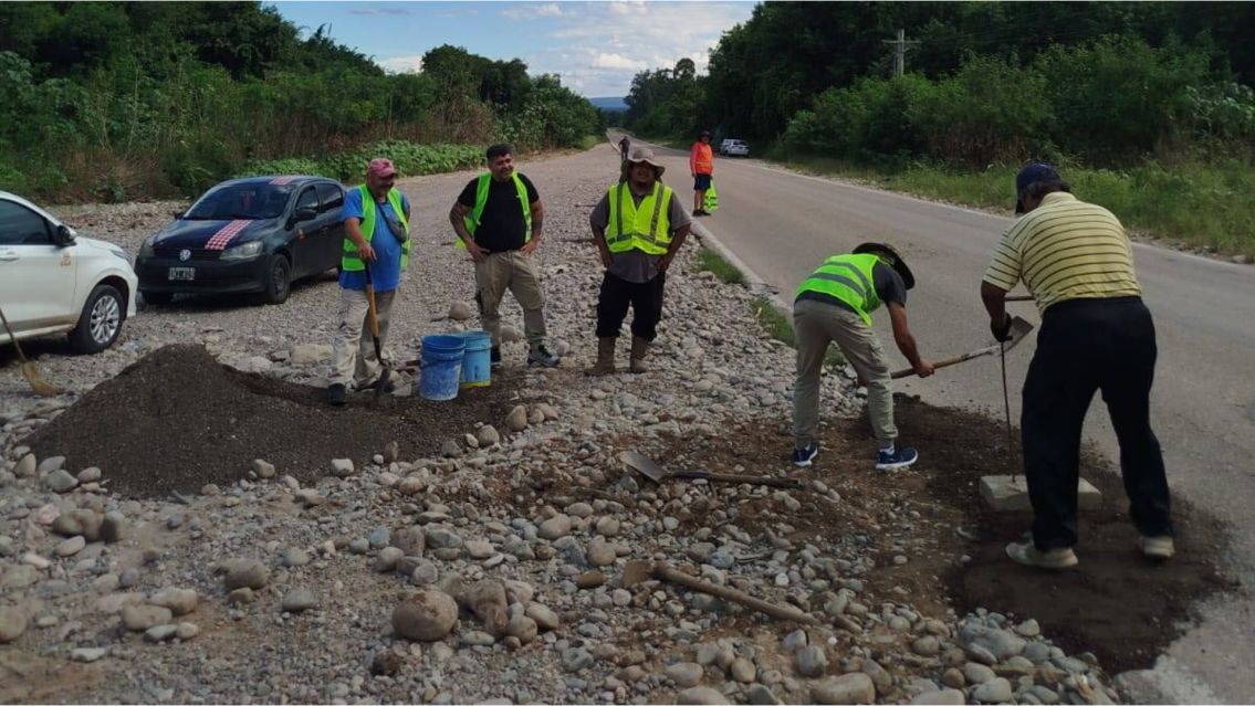 Remiseros de Jujuy arreglaron por su cuenta la Ruta Nacional 34