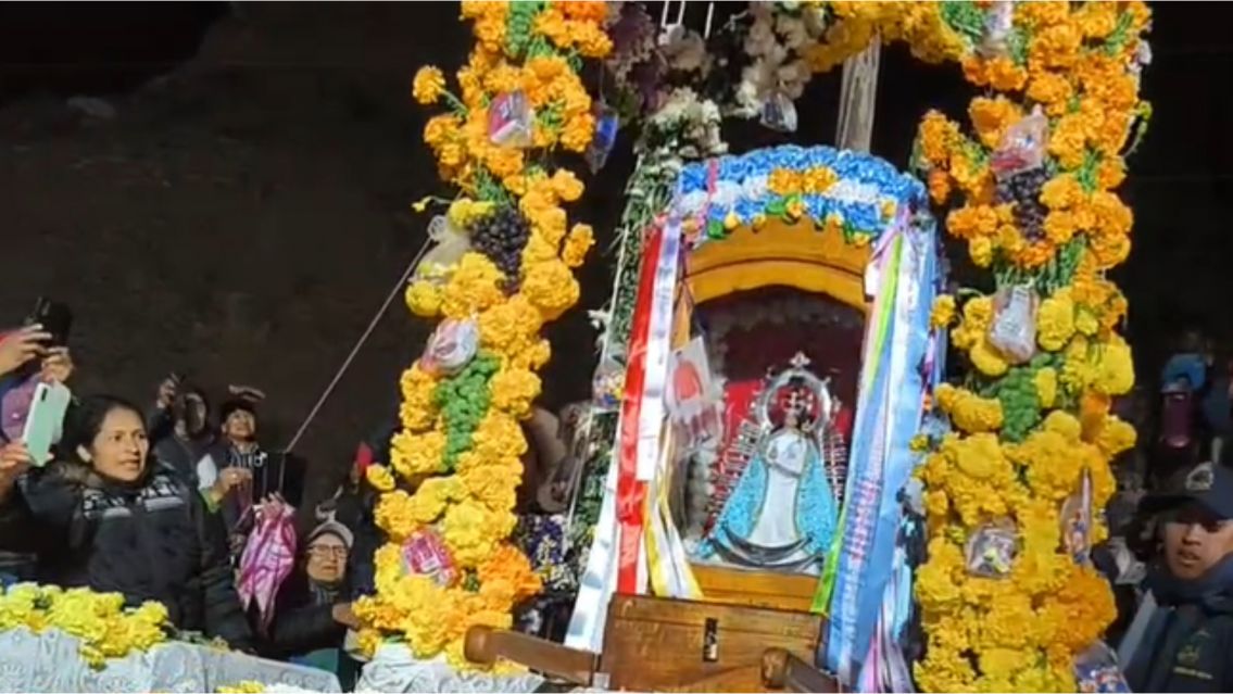 La Virgen del Abra de Punta Corral baja a Tilcara