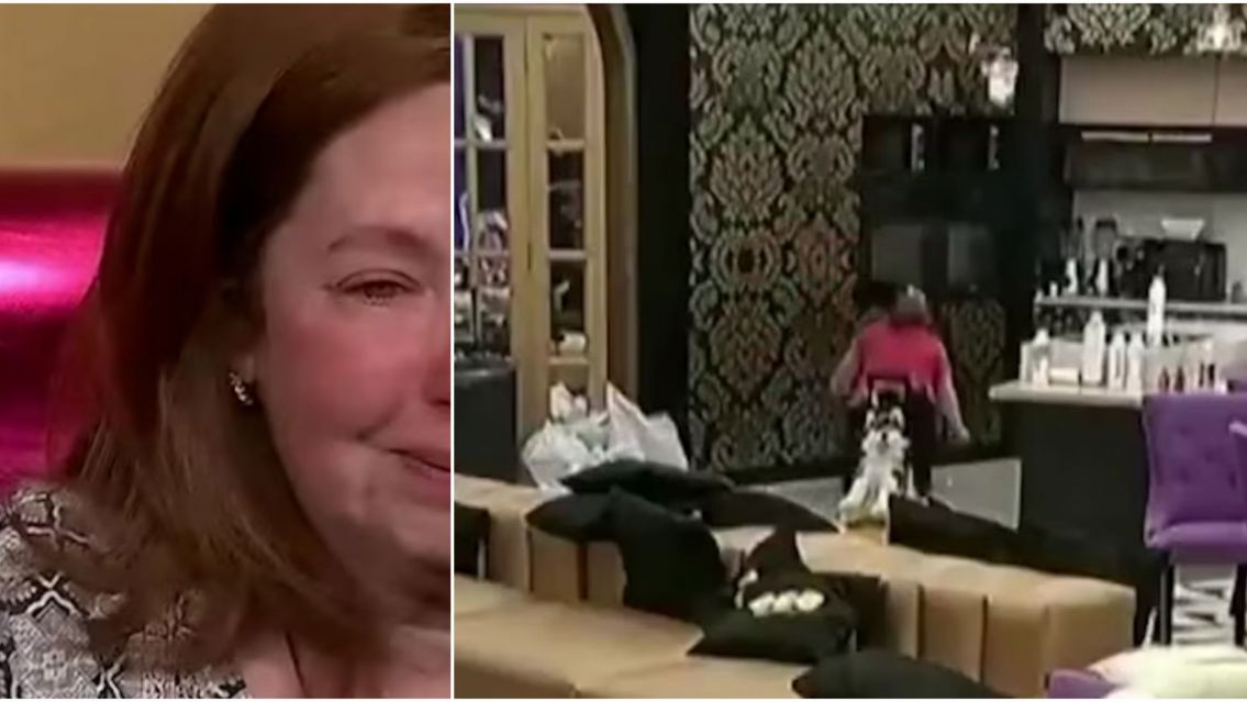 Urgencia en Gran Hermano: Andrea del Boca cayó de cara al piso y temen por su rostro