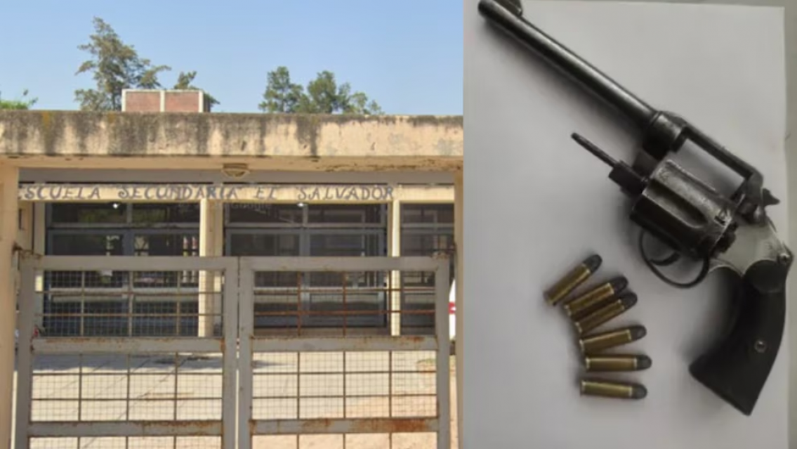 Otro alumno llev� un arma cargada al aula, esta vez se trata de un colegio norte�o