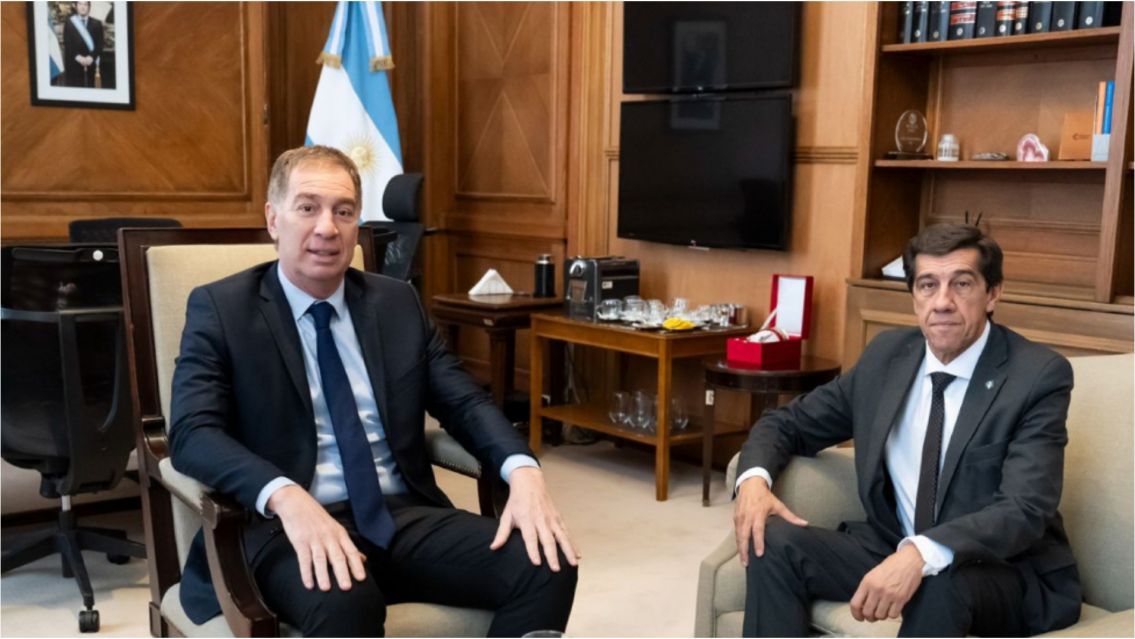 Sadir se reunió con Santilli y hablaron de leyes clave que vienen