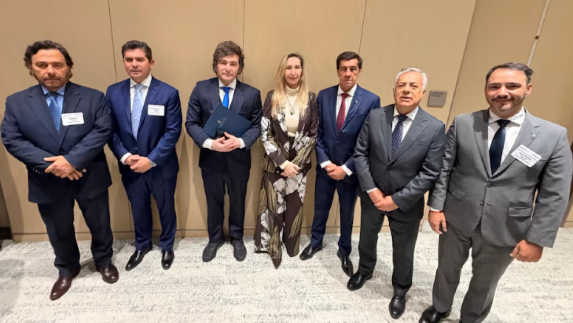 Milei destac� a Sadir y otros cuatro gobernadores como claves para aprobar la Ley de Glaciares