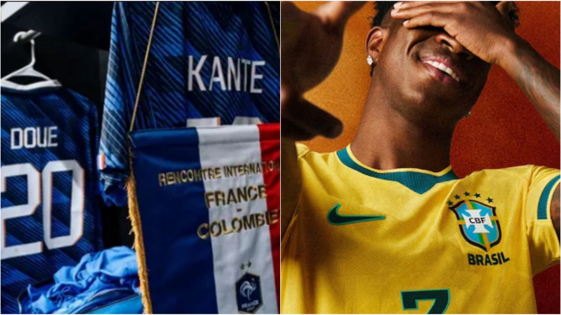 Papelón mundial: el error en las camisetas que afecta a Brasil y Francia