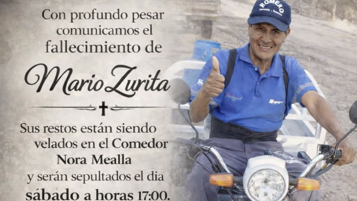 Dolor en Fraile Pintado: hoy sepultan a Mario Zurita