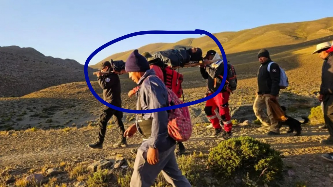 URGENTE: rescatan a tres personas en operativos sanitarios de alta monta�a en la Quebrada