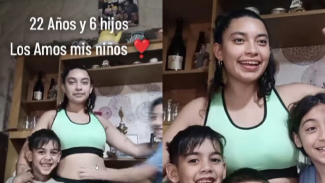 Tiene 22 a�os y seis hijos: el caso que gener� un fuerte debate en redes