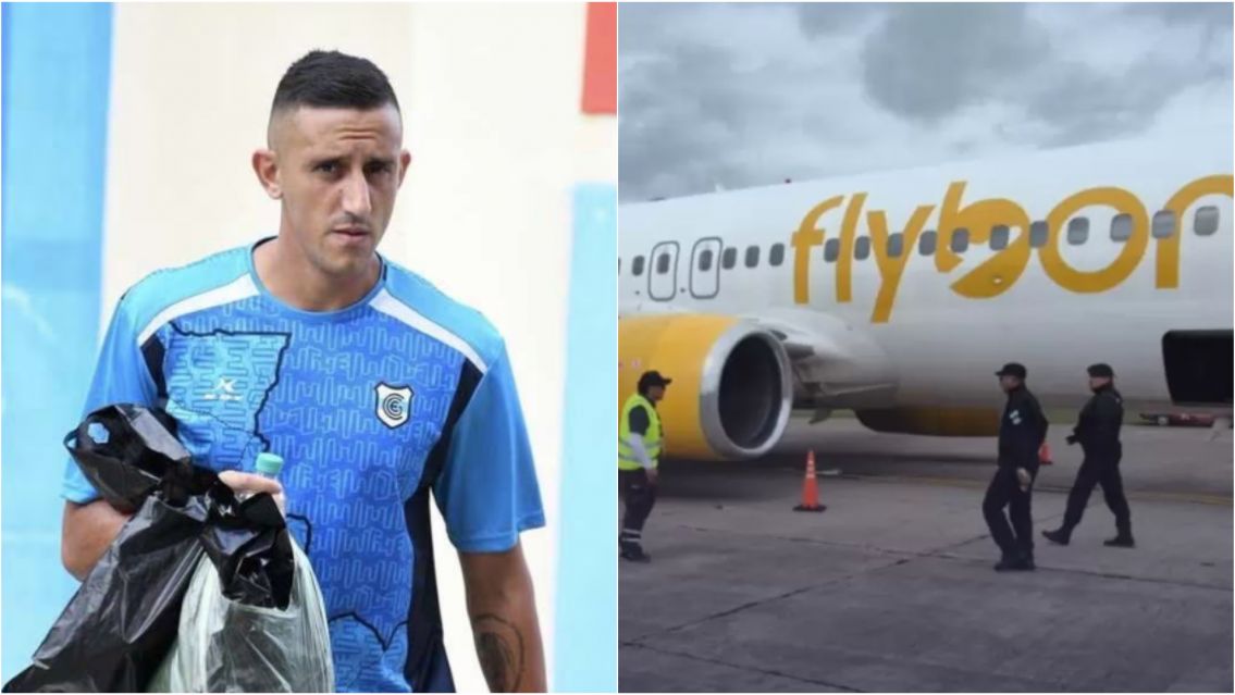 Alarma en Jujuy: imputaron al jugador de Gimnasia por la amenaza de bomba en el avi�n