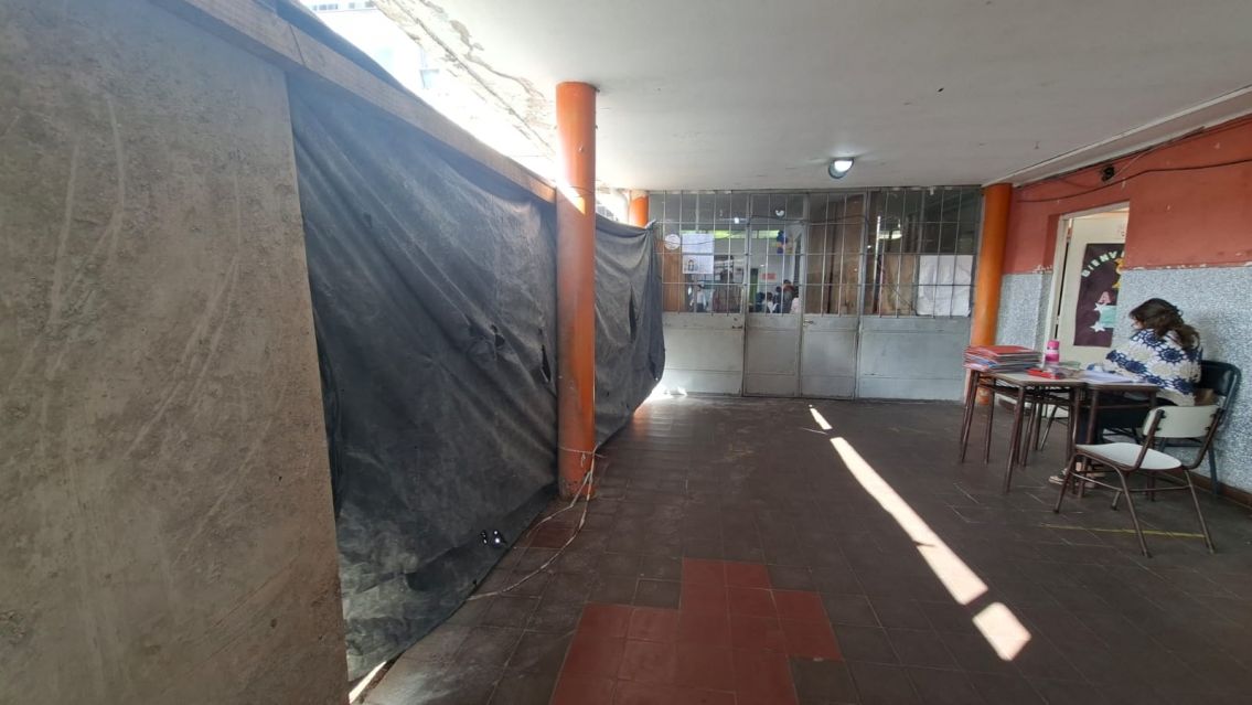 Preocupación en escuela Lamadrid: denuncian falta de seguridad durante obras