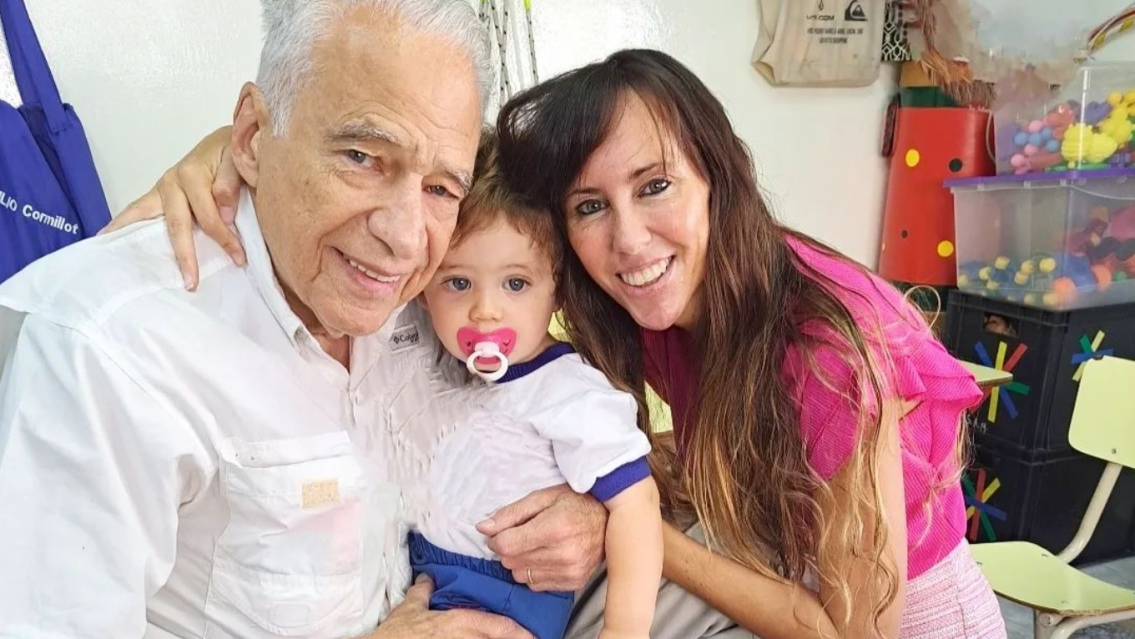 Fuerte rumor de embarazo en la familia Cormillot, el doctor tiene 87 a�os