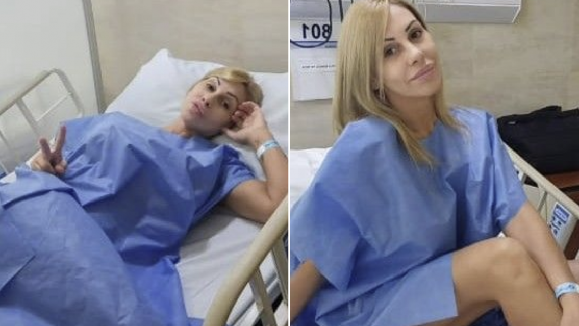 Operaci�n de urgencia: se le explot� uno de los implantes mamarios a M�nica Farro